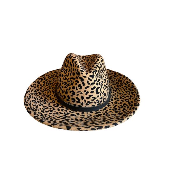 Chicos Animal Print Wool cowboy hat - Picture 6 of 8